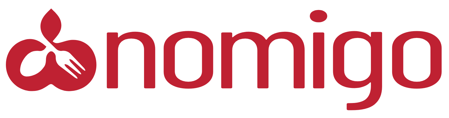 Nomigo ist beim Öffnen neben Ihnen Logo